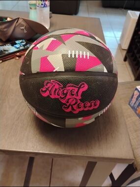 Kids Pink & Gray Basketball